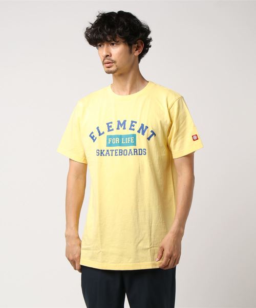 ELEMENT（エレメント）の「ELEMENT メンズ FOR LIFE SS Ｔシャツ（Tシャツ/カットソー・メンズ・ピンク/イエロー/ブルー/ミント・MEDIUM/LARGE/X-LARGE）」の3枚目の写真