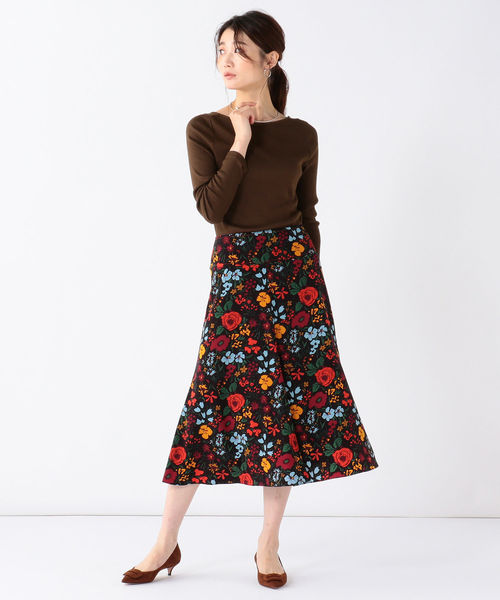 Demi Luxe フレアスカート スカート Demi Luxe Beams デミルクス Demi Luxe Beams フラワープリント フラワープリント Beams デミルクス セール ビームス のファッション Demi Luxe フレアスカート スカート Demi Luxe Beams デミルクス Demi Luxe Beams フラワープリント フラワープリント Beams デミルクス セール ビームス のファッション