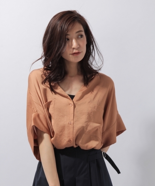 laboratory work(ラボラトリーワーク)の「オーバーポケットシャツ(シャツ/ブラウス・レディース・スモークグレー/ライトブラウン/オリーブ・MEDIUM)」の11枚目の写真