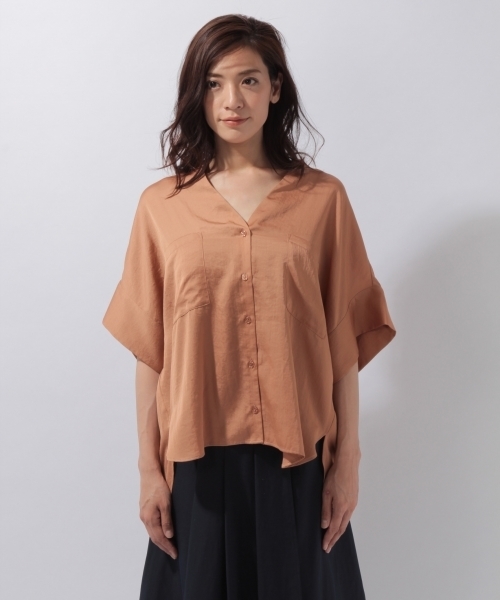 laboratory work(ラボラトリーワーク)の「オーバーポケットシャツ(シャツ/ブラウス・レディース・スモークグレー/ライトブラウン/オリーブ・MEDIUM)」の12枚目の写真