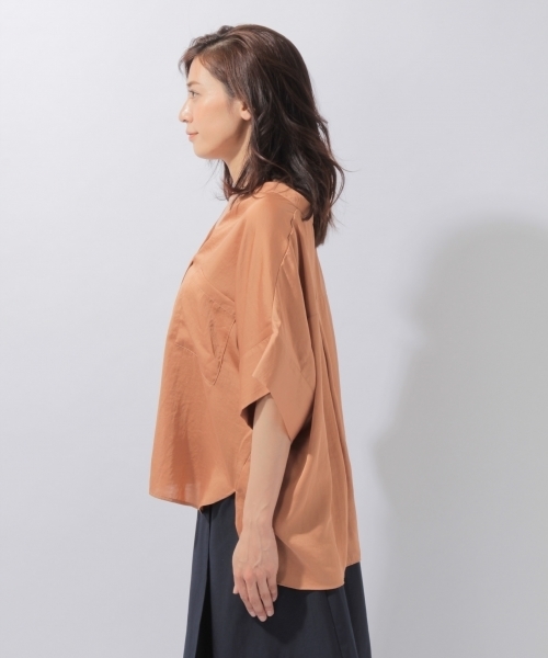 laboratory work(ラボラトリーワーク)の「オーバーポケットシャツ(シャツ/ブラウス・レディース・スモークグレー/ライトブラウン/オリーブ・MEDIUM)」の13枚目の写真