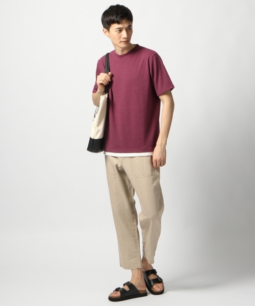 GLOBAL WORK（グローバルワーク）の「メンアサイージーアンクルパンツ/801848（その他パンツ・メンズ・ブラック/ダークブラウン/ベージュ/その他4・SMALL/MEDIUM/LARGE）」の7枚目の写真