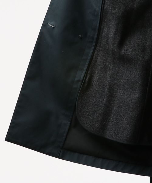 MARGARET HOWELL（マーガレットハウエル）の「WATER REPELLENT HIGH DENSE POPLIN（トレンチコート・レディース・ライトグレー/ネイビー・1/2）」の5枚目の写真