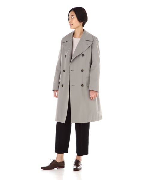 マーガレットハウエルトレンチコート ライトグレー