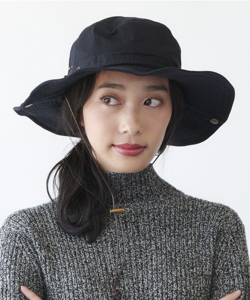 milsa(ミルサ)の「【milsa】 WASHED ADVENTURE HAT/【ミルサ】ウォッシュド アドベンチャー フェス ハット(ハット)」|ネイビー