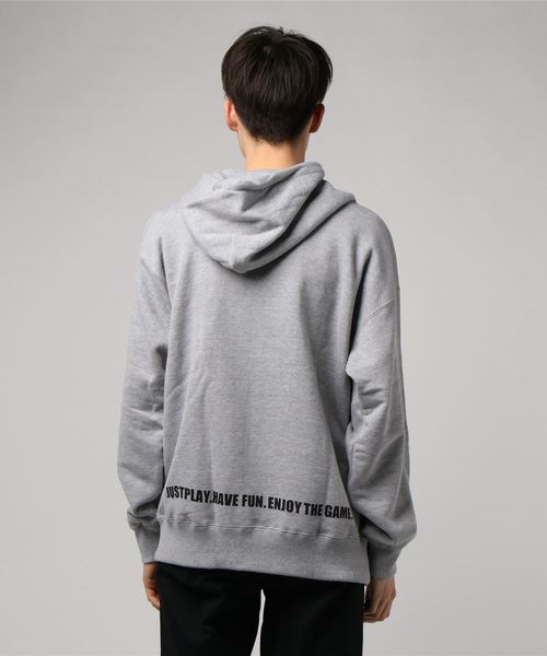 GALLIS ADDICTION(ガリスアディクション)の「GA ボックス刺繍プルパーカー(パーカー・メンズ・グリーン/グレー・M/L)」の3枚目の写真