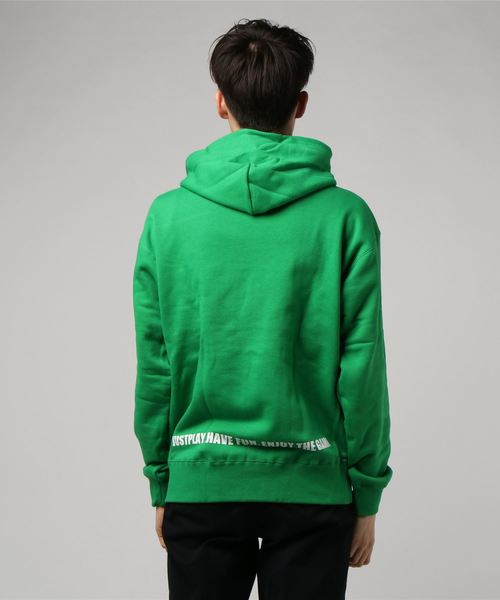 GALLIS ADDICTION(ガリスアディクション)の「GA ボックス刺繍プルパーカー(パーカー・メンズ・グリーン/グレー・M/L)」の5枚目の写真