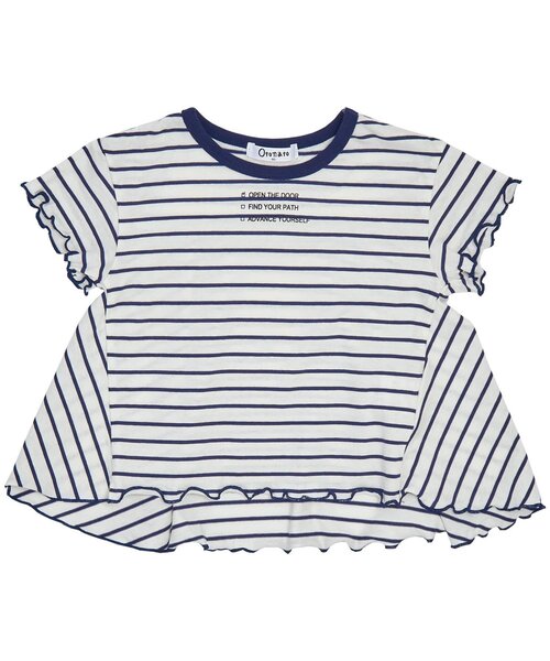 Otonato(オトナト)の「/バックボリュームTシャツ【親子でおそろいリンクコーデ】(Tシャツ/カットソー・キッズ・その他/ピンク/ブラック・80/130/110/95/140/120/90/100)」の3枚目の写真