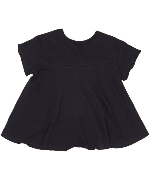 Otonato(オトナト)の「/バックボリュームTシャツ【親子でおそろいリンクコーデ】(Tシャツ/カットソー・キッズ・その他/ピンク/ブラック・80/130/110/95/140/120/90/100)」の4枚目の写真