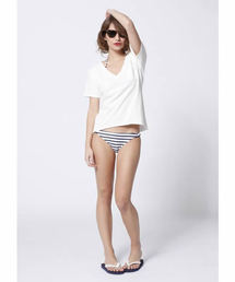 SEA | VINTAGE 丸胴ルーズVネックポケットTEE(Tシャツ/カットソー)