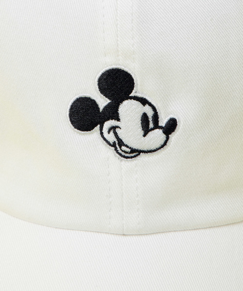 Disney（ディズニー）の「∴WEGO/Disney別注ワンポイントローキャップ（キャップ・レディース・ホワイト/ブラック・FREE）」の4枚目の写真