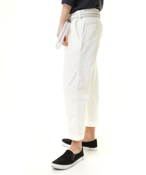 おしゃれスタ（オシャレスタ）の「ストレッチツイルクロップドパンツ(IR) レディース メンズ（その他パンツ・メンズ・ホワイト/ブラック/ベージュ/ネイビー/レッド/カーキ・S/M/L/XL）」の21枚目の写真