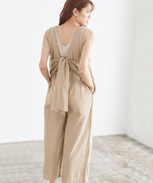 バックリボンオールインワン