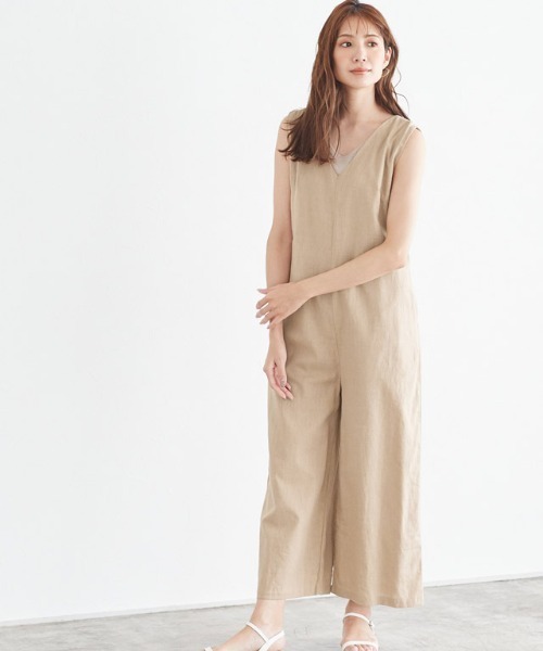 Pierrot（ピエロ）の「バックリボンオールインワン（つなぎ/オールインワン・レディース・オレンジ系その他/ベージュ/カーキ/ネイビー・L/M）」の17枚目の写真