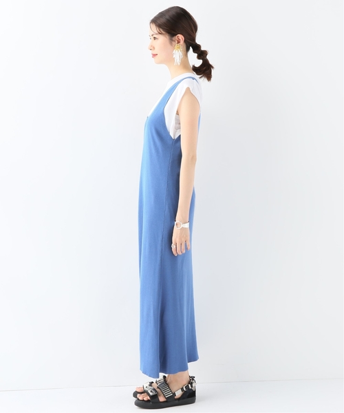 CITYSHOP（シティーショップ）の「ニットキャミワンピース◆（ワンピース・レディース・スカイブルー/ブラック・FREE）」の3枚目の写真