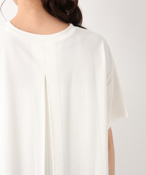 GLOBAL WORK(グローバルワーク)の「サラサラTスリットチュニック/842231(Tシャツ/カットソー・レディース・ホワイト/ブラック/アイボリー/フューシャピンク・FREE)」の15枚目の写真