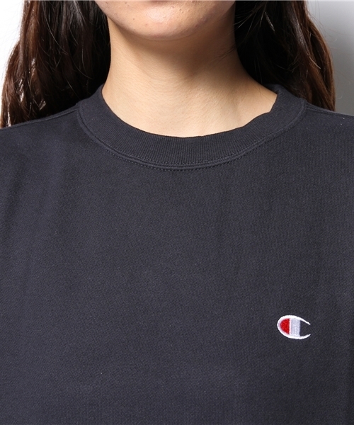 Champion（チャンピオン）の「WEGO/Championスウェット（スウェット・レディース・杢グレー/ネイビー・MEDIUM）」の6枚目の写真