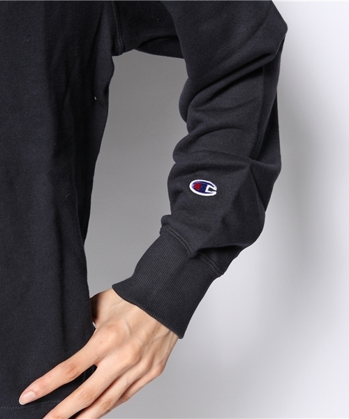 Champion（チャンピオン）の「WEGO/Championスウェット（スウェット・レディース・杢グレー/ネイビー・MEDIUM）」の7枚目の写真