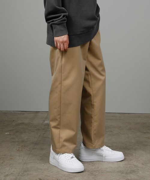 JUNRED（ジュンレッド）の「ハイカウントギャバジンワイドパンツ（その他パンツ・メンズ・ブラック/ベージュ/カーキ・S/M/L）」の3枚目の写真