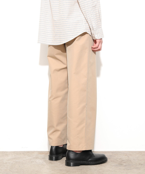 JUNRED（ジュンレッド）の「ハイカウントギャバジンワイドパンツ（その他パンツ・メンズ・ブラック/ベージュ/カーキ・S/M/L）」の6枚目の写真