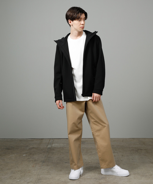 JUNRED（ジュンレッド）の「ハイカウントギャバジンワイドパンツ（その他パンツ・メンズ・ブラック/ベージュ/カーキ・S/M/L）」の5枚目の写真