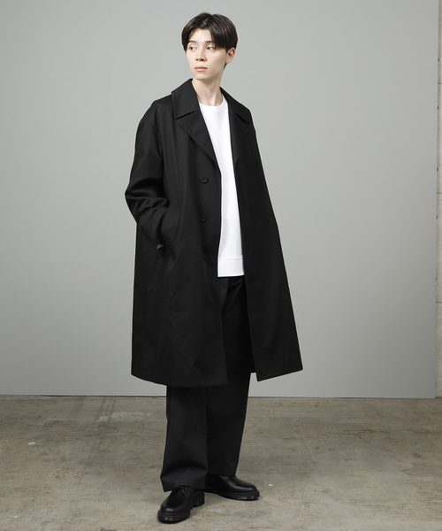 JUNRED（ジュンレッド）の「ハイカウントギャバジンワイドパンツ（その他パンツ・メンズ・ブラック/ベージュ/カーキ・S/M/L）」の9枚目の写真