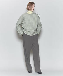 6 | ＜6(ROKU)＞STRIPE QUILTING PULLOVER/カットソー(Tシャツ/カットソー)