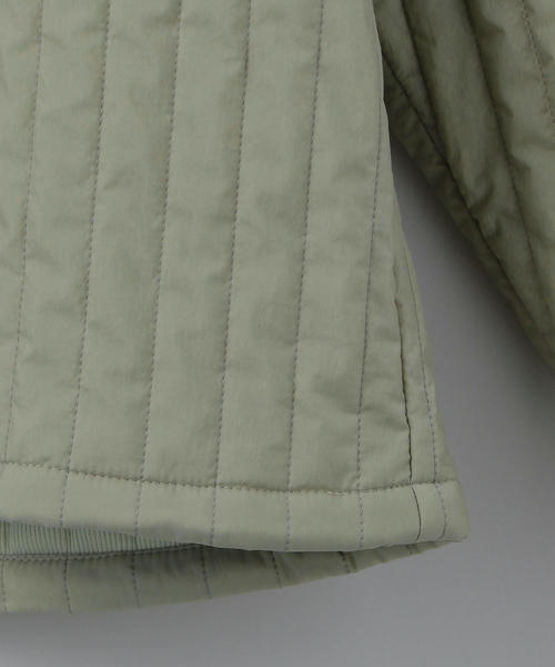 6（ロク）の「＜6(ROKU)＞STRIPE QUILTING PULLOVER/カットソー（Tシャツ/カットソー・レディース・オリーブ/オフホワイト・FREE）」の6枚目の写真