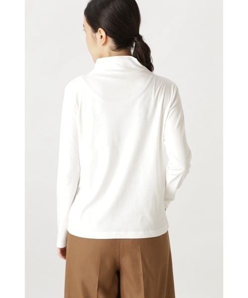 human woman(ヒューマンウーマン)の「エコウォームハイネックカットソー(Tシャツ/カットソー・レディース・ホワイト/グレー系その他・MEDIUM)」の18枚目の写真