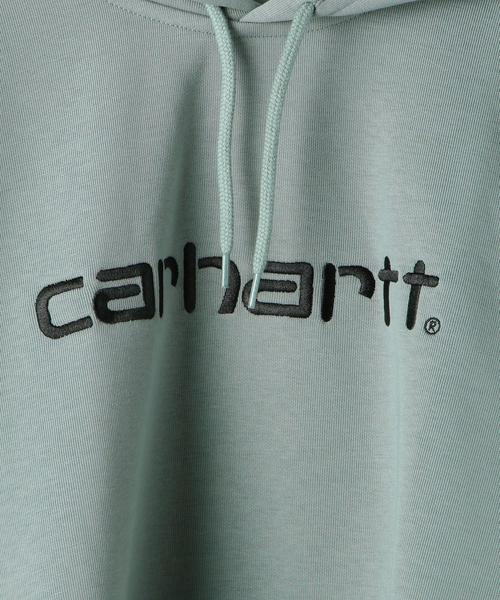 Carhartt（カーハート）の「[カーハート] SC★CARHARTT ロゴ スウェット フーディー パーカー（パーカー・メンズ・ブラック/ライム/ブラウン・MEDIUM/LARGE）」の6枚目の写真