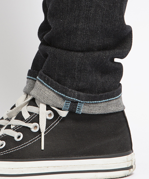 X-girl（エックスガール）の「STAR POCKET SKINNY JEANS（デニムパンツ・レディース・ブラック/インディゴブルー/ライトインディゴブルー・26inch/27inch/24inch/25inch）」の14枚目の写真