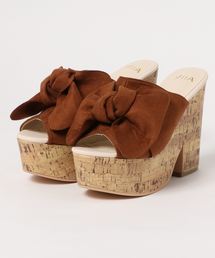 MIIA | リボンコルクサンダル(サンダル)