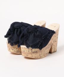 MIIA | リボンコルクサンダル(サンダル)