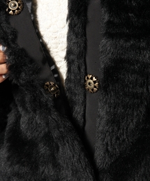 DOLLY GIRL BY ANNA SUI ドーリーガール ファー付きコート DOLLY GIRL BY ANNA SUI ドーリーガール ファー付きコート