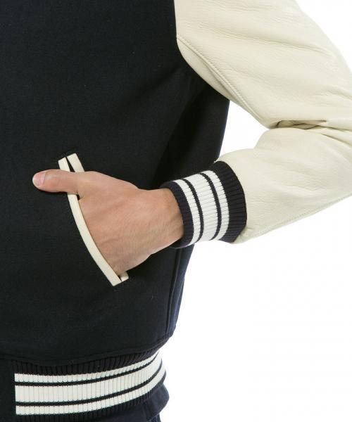 J.PRESS（ジェイプレス）の「メルトン×レザーバーシティージャケット