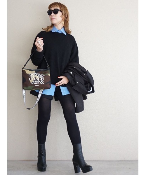 intoxic.(イントキシック)の「intoxic イントキシック cross body leopard logotip(ショルダーバッグ・レディース・ブラウン/グリーン系カモフラージュ/レオパード/キナリ・FREE)」の9枚目の写真