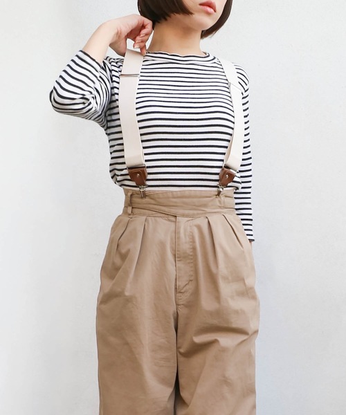 An+u(アンユー)の「40mmサスペンダー(サスペンダー・レディース・オフホワイト/ブラック/ダークブラウン・FREE)」の8枚目の写真