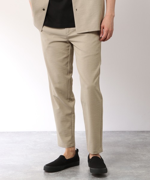 LAKOLE（ラコレ）の「ドライタッチツイルパンツ / LAKOLE（その他パンツ・メンズ・ブラック/オリーブ/ライトベージュ・SMALL/MEDIUM/LARGE）」の2枚目の写真