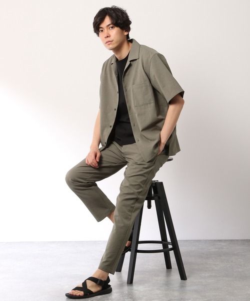LAKOLE（ラコレ）の「ドライタッチツイルパンツ / LAKOLE（その他パンツ・メンズ・ブラック/オリーブ/ライトベージュ・SMALL/MEDIUM/LARGE）」の8枚目の写真