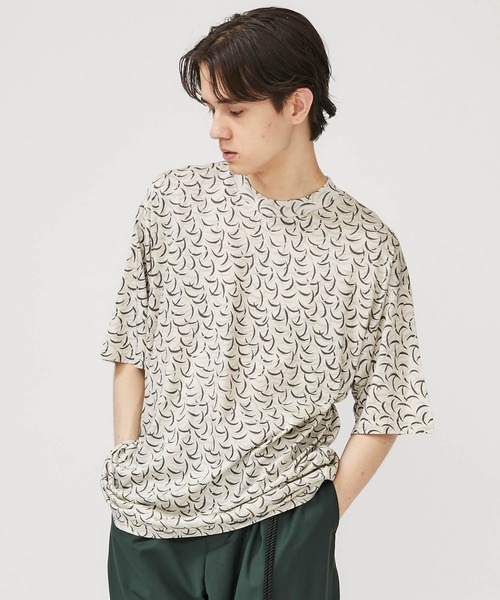 CLANE(クラネ)の「【CLANE HOMME】ヴィンテージTシャツ(Tシャツ/カットソー・メンズ・ベージュ/アイボリー・1/2)」の2枚目の写真