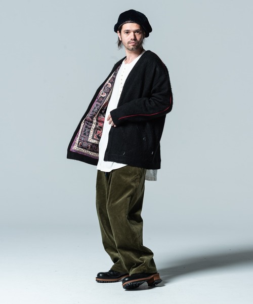 glamb（グラム）の「Corduroy wide pants / コーデュロイワイド