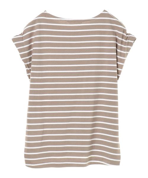 AMERICAN HOLIC（アメリカンホリック）の「ボートネックフコクーンカットプルオーバー1　＊〇（Tシャツ/カットソー・レディース・オフホワイト/サックスブルー/その他7/ネイビー/ブラック系その他4・M/L）」の18枚目の写真