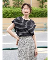 AMERICAN HOLIC | ボートネックフコクーンカットプルオーバー1　＊〇(Tシャツ/カットソー)