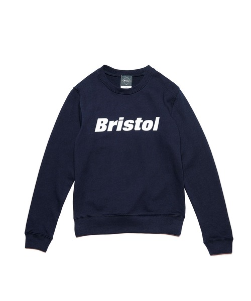 F.C.Real Bristol(エフシーレアルブリストル)の「AUTHENTIC LOGO CREWNECK SWEAT(スウェット)」|ネイビー