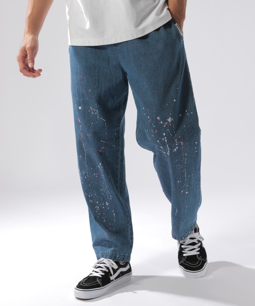 BAYFLOW(ベイフロー)の「WEB限定 デニムシェフパンツ(デニムパンツ・メンズ・ブラック/ネイビー/サックスブルー・MEDIUM/LARGE)」の3枚目の写真