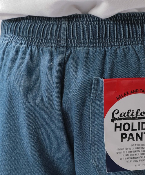 BAYFLOW(ベイフロー)の「WEB限定 デニムシェフパンツ(デニムパンツ・メンズ・ブラック/ネイビー/サックスブルー・MEDIUM/LARGE)」の15枚目の写真
