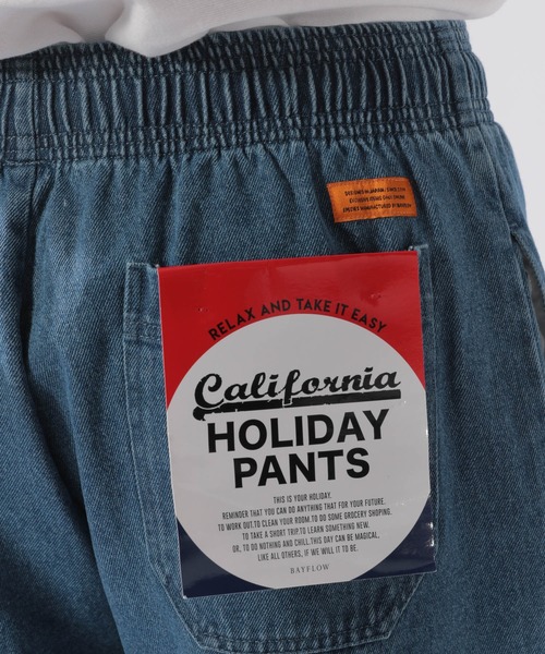 BAYFLOW(ベイフロー)の「WEB限定 デニムシェフパンツ(デニムパンツ・メンズ・ブラック/ネイビー/サックスブルー・MEDIUM/LARGE)」の16枚目の写真