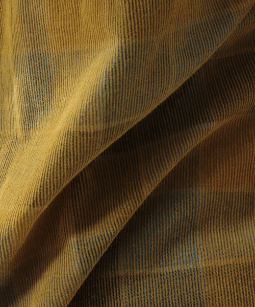 BAYFLOW（ベイフロー）の「インディゴコールチェックシャツ L/S（シャツ/ブラウス・メンズ・レッド/イエロー/ブルー・SMALL/MEDIUM/LARGE）」の18枚目の写真