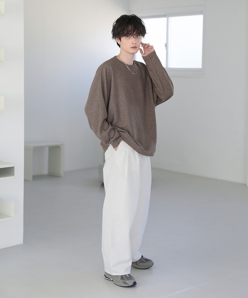 セール】12ゲージミラノリブ ドルマンニット（ニット/セーター