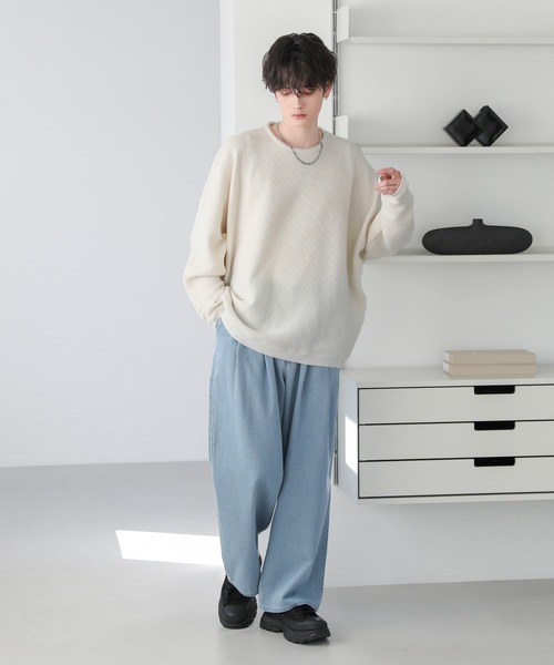 セール】12ゲージミラノリブ ドルマンニット（ニット/セーター